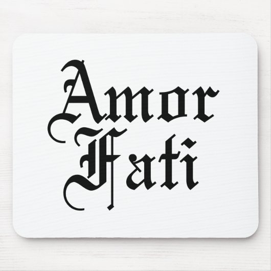 Amor Fati - liefde voor lot Muismat (Voorkant)