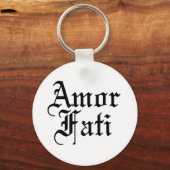 Amor Fati - liefde voor lot Sleutelhanger (Achterkant)