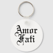 Amor Fati - liefde voor lot Sleutelhanger (Achterkant)