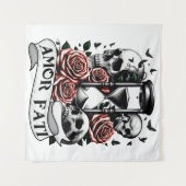 Amor Fati - Memento Mori Gotische kunst Wandkleed (Voorkant (horizontaal))