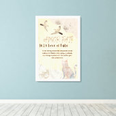 Amor Fati opgespannen canvasprint Canvas Afdruk (Insitu (Houten vloer))