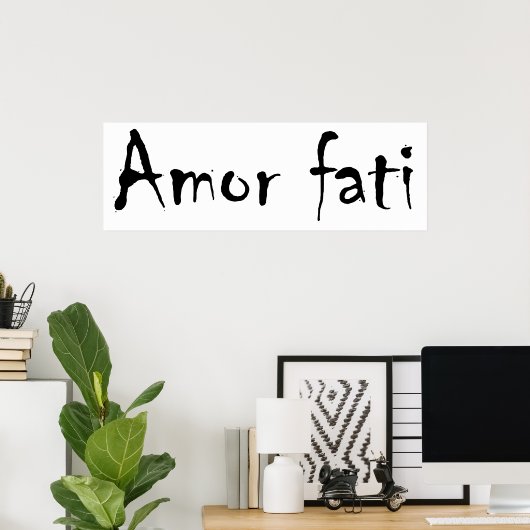 Amor fati poster (Thuiskantoor)