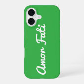Amor Fati Quote iPhone 16 Case Hoesje (Achterkant)