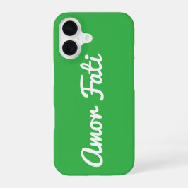 Amor Fati Quote iPhone 16 Case Hoesje
