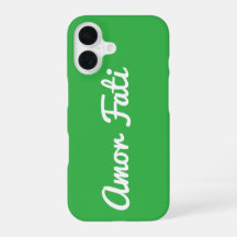 Amor Fati Quote iPhone 16 Hoesje