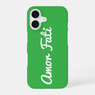 Amor Fati Quote iPhone 16 Hoesje
