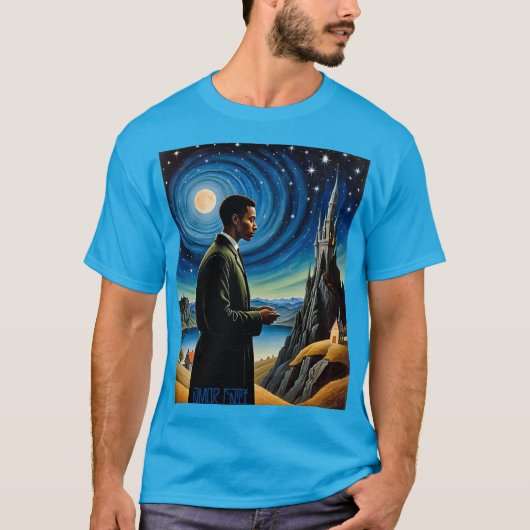 Amor Fati Sterrennacht Castle Shirt (Voorkant)