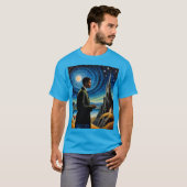 Amor Fati Sterrennacht Castle Shirt (Voorkant volledig)