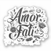 AMOR FATI-Sticker Sticker (Voorkant)
