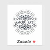 AMOR FATI-Sticker Sticker (Vel)