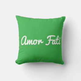 Amor Fati Throw Pillow, Throw Pillow 16" x 16" Kussen