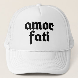 Amor Fati (zwart) Trucker Pet