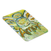 Amor Guardian Angel Word Custom Magnet Magneet (Rechterzijde)