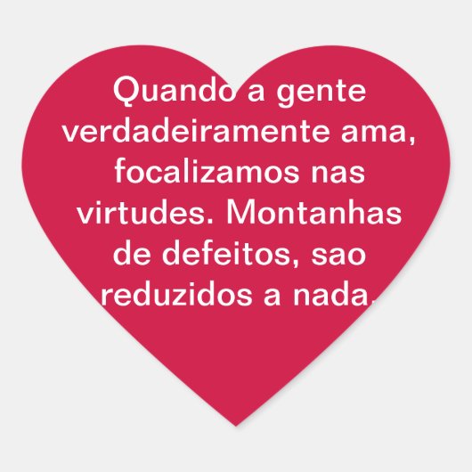 Amor Hart Sticker (Voorkant)