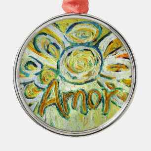 Amor Inspirerend Angel Word Ornament