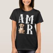 Amor Liefde Labrador Retriever Hond Mam T-shirt (Voorkant)