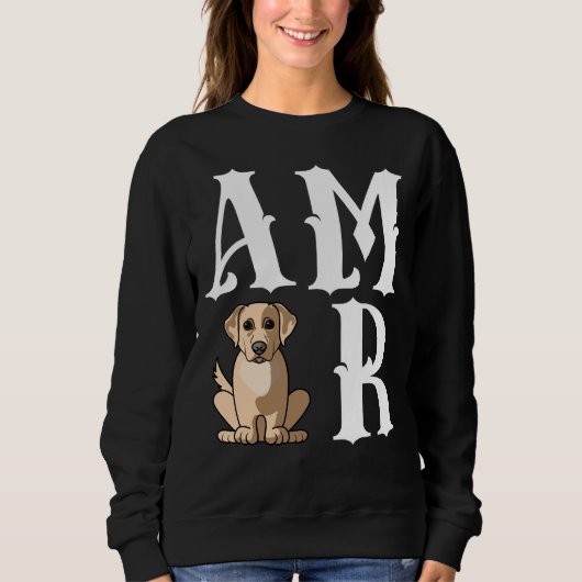 Amor Liefde Labrador Retriever Hond Mam Trui (Voorkant)