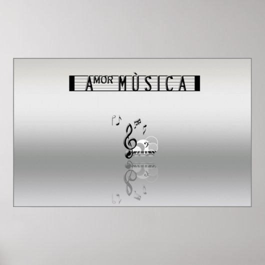 Amor Musica Poster (Voorkant)