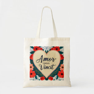 Amor Omnia Vincit - citaat Tote Bag