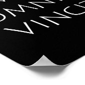 Amor Omnia Vincit Poster (Hoek)