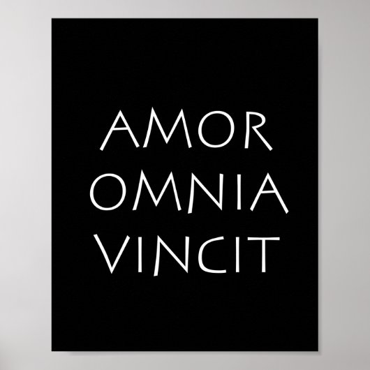 Amor Omnia Vincit Poster (Voorkant)