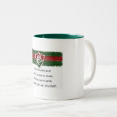 Amor pelo Fluminense Tweekleurige Koffiemok (Voorkant rechts)