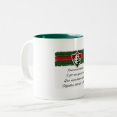 Amor pelo Fluminense Tweekleurige Koffiemok (Voorkant links)