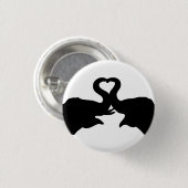Amor Ronde Button 3,2 Cm (Voorkant /achterkant)