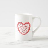 AMOR-SPAANS LOVE Bone China Mok (Rechts)