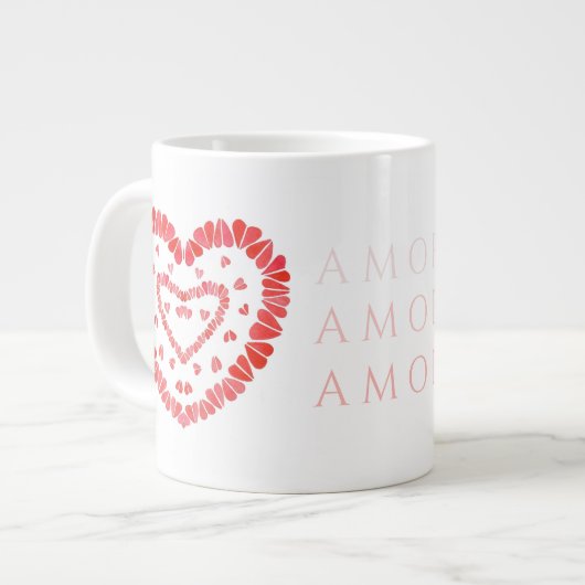 AMOR-SPAANSE LIEFDE Grote Witte Mok (Links)