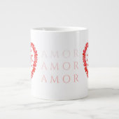 AMOR-SPAANSE LIEFDE Grote Witte Mok (Voorkant)