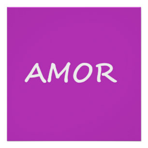 Amor, Spaanse liefde Perfect Poster