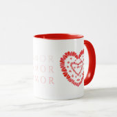 AMOR-SPAANSE LIEFDE Rood Combo Mok (Voorkant rechts)
