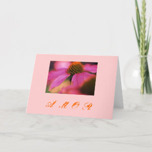 "Amor van Echinacea y " Feestdagen Kaart