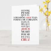 Amor verdadero kaart (Gele Bloem)