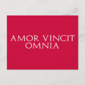 Amor Vincit Omnia Briefkaart (Voorkant)