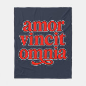 Amor vincit omnia fleece deken (Voorkant)