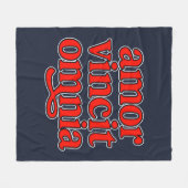 Amor vincit omnia fleece deken (Voorkant (Horizontaal))