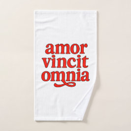 Amor vincit omnia handdoek