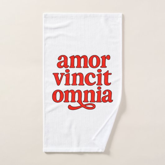 Amor vincit omnia handdoek (Handdoek)