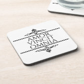 Amor Vincit Omnia - Liefde verovert alles Bier Onderzetter (Linkerzijde)