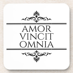 Amor Vincit Omnia - Liefde verovert alles Bier Onderzetter