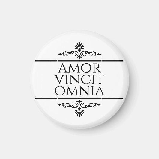 Amor Vincit Omnia - Liefde verovert alles Magneet (Voorkant)