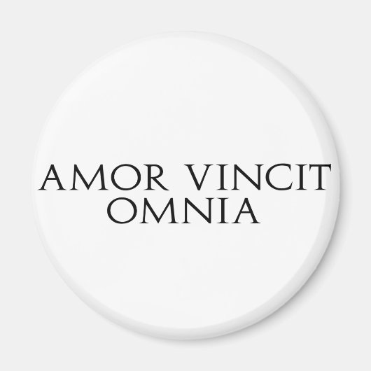 Amor Vincit Omnia Magnet (Voorkant)