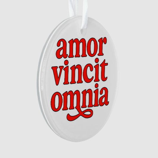 Amor vincit omnia ornament (voorkant)