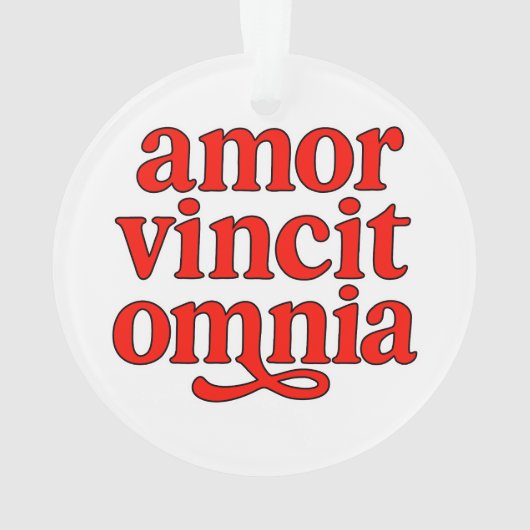 Amor vincit omnia ornament (achterkant)