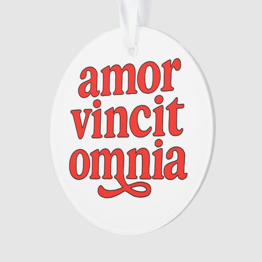 Amor vincit omnia ornament (voorkant)