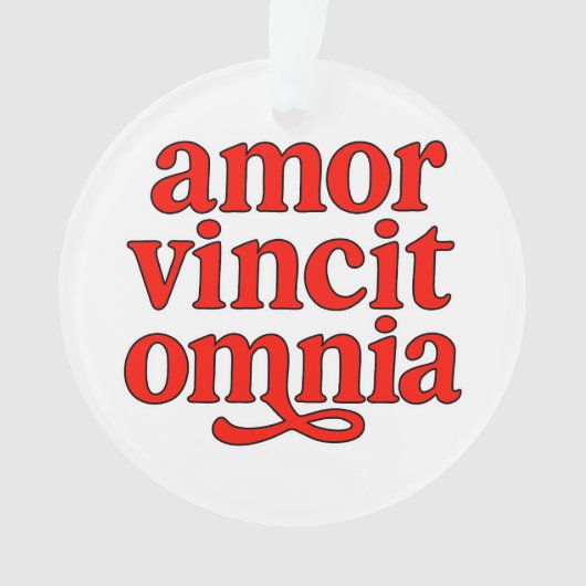 Amor vincit omnia ornament (voorkant)