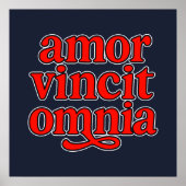 Amor vincit omnia poster (Voorkant)