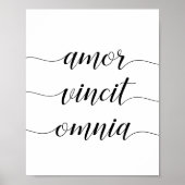 Amor vincit omnia poster (Voorkant)